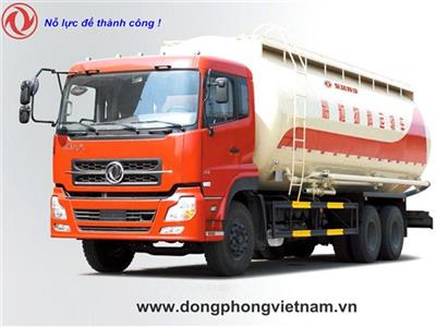 Xe bồn chở xi măng rời Dongfeng 3 chân 20 khối