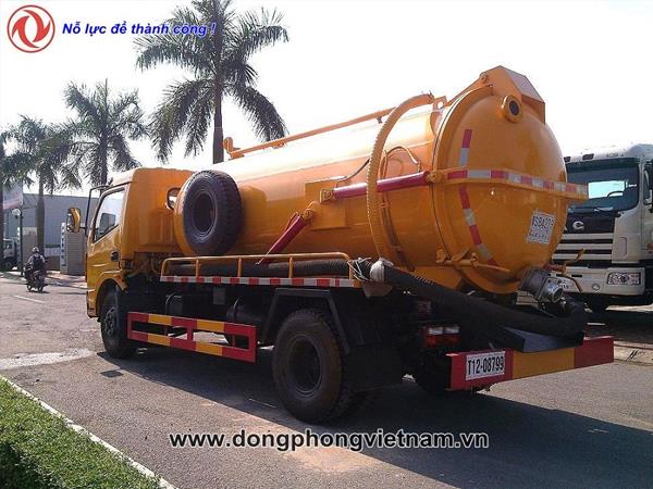 Xe hút chất thải Dongfeng - 6 khối (6m3)
