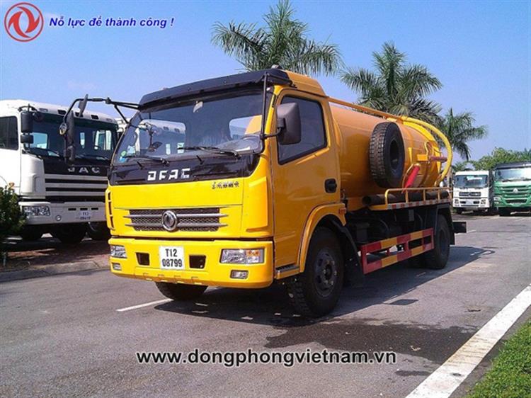 Xe hút chất thải Dongfeng 6 khối (6m3)
